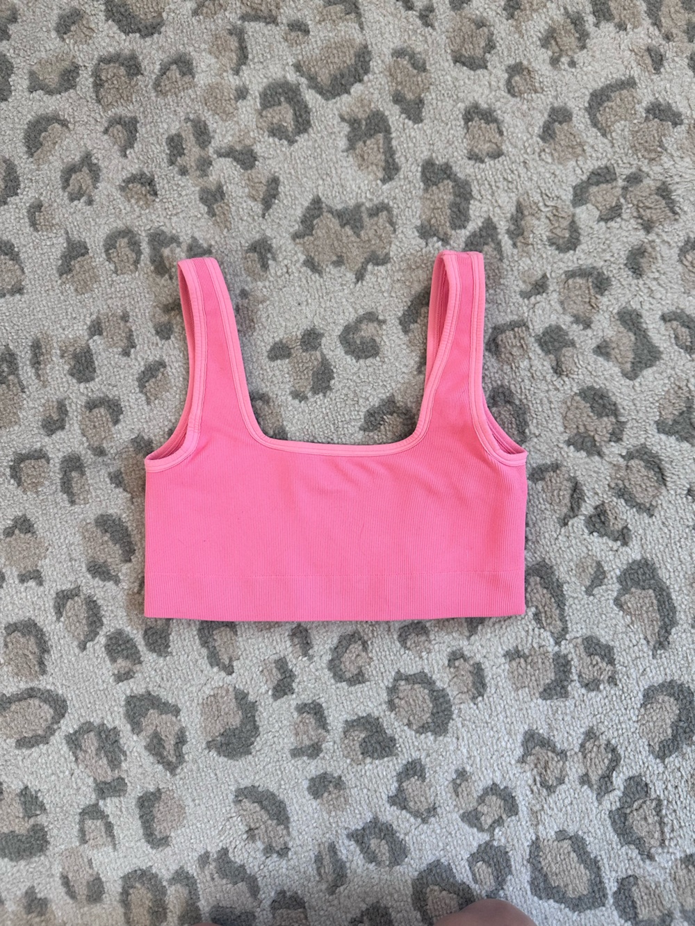 Bombshell Sportswear Pink Scoop Neck Sports Bra